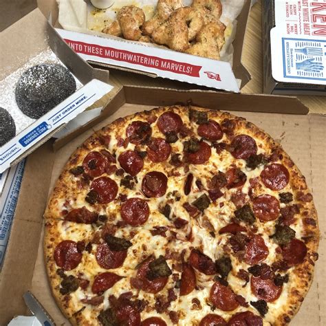 Dominos austin mn - Rochester, MN 55901 (507) 282-3030 (507) 282-3030. View Details. Domino's Pizza. 440 3rd Ave Se. Rochester, MN 55904 (507) 288-3030 (507) 288-3030. View Details ... *Domino's Delivery Insurance Program is only available to Domino's® Rewards members who report an issue with their delivery order through the form on order confirmation or in ...